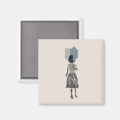 Aimant objet_14_une femme_1 (Recto/Verso)