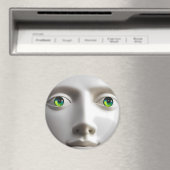 Aimant Objet d'amour au visage lunaire (In Situ (Lave-vaisselle))