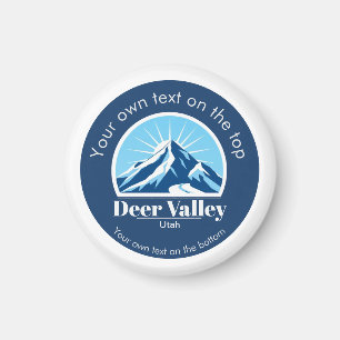 Aimant Objet de collection de la station de ski Deer Vall