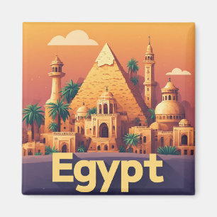 Aimant Objet de collection sur l'Égypte pour les collecti