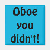 Aimant Oboe Vous n'Aimez Pas (Devant)