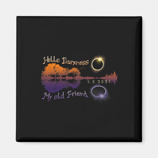 Aimant Obscurité Mon vieil ami Éclipse solaire (Devant)