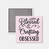 Aimant Obsédé Bénie & Artisanat (Recto/Verso)