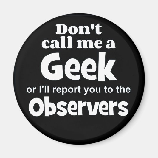 Aimant Observateurs geeks wf (Devant)