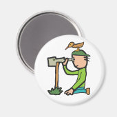 Aimant Observation des oiseaux (Recto/Verso)