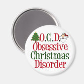 Aimant Obsession de Noël (Recto/Verso)