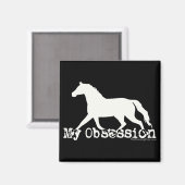 Aimant Obsession du cheval (Recto/Verso)