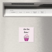 Aimant Obtenez set bake rose cupcake (In Situ (Lave-vaisselle))