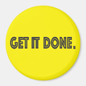 Aimant Obtenir fait Période Jaune Motivation (Devant)