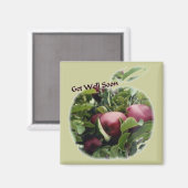 Aimant Obtenir la photo des pommes (Recto/Verso)