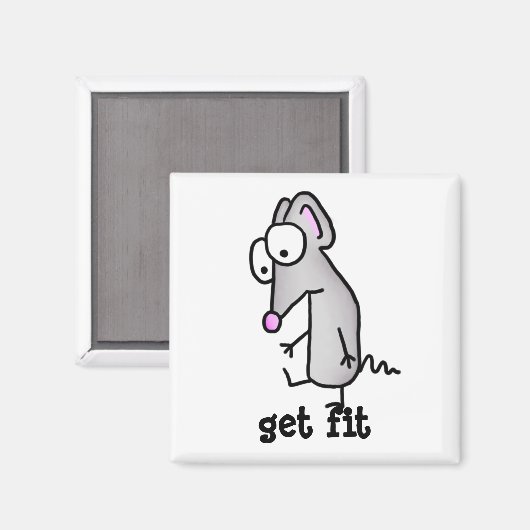 Aimant Obtenir l'aimant de la souris (Recto/Verso)