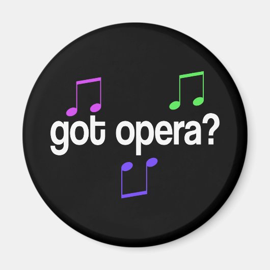 Aimant Obtenir Opera Music Cadeau (Devant)