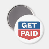 Aimant Obtenir payé (Recto/Verso)