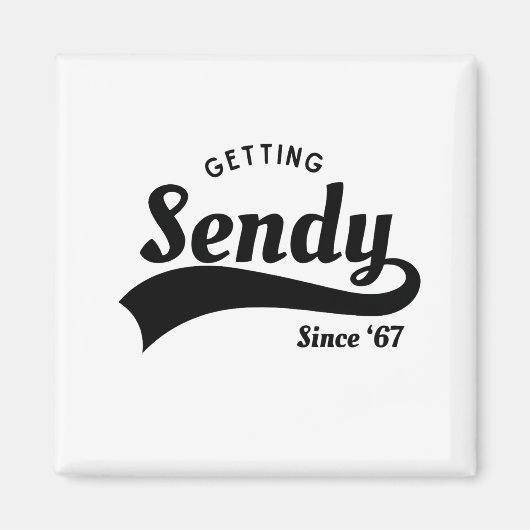 Aimant Obtenons Sendy Mason 67 Mème Vintage (Devant)