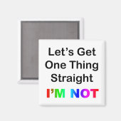 Aimant Obtenons une chose juste... Je ne suis pas (Recto/Verso)