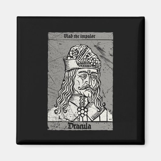Aimant Occult Dracula - Vlad The Impaler Horror Vampire (Devant)