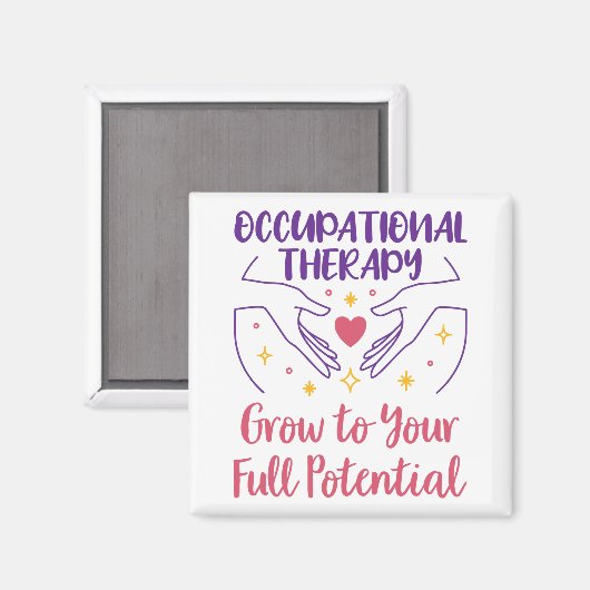 Aimant Occupational Therapy Grow to Your Full Potential (Recto/Verso)