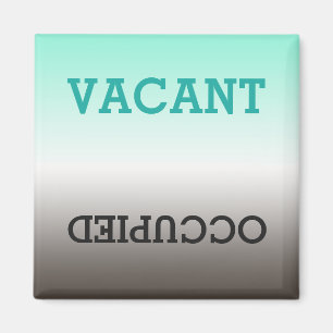 Aimant occupé propre et vide sale de