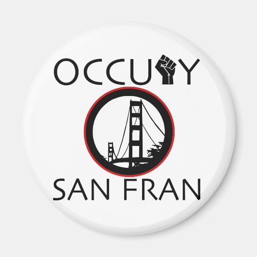 Aimant Occupy San Francisco (Devant)