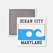 Aimant Ocean City Maryland (Recto/Verso)
