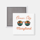 Aimant Ocean City Maryland (Recto/Verso)