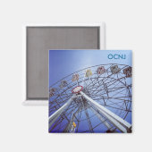 Aimant Ocean City, NJ Ferris Wheel (Recto/Verso)