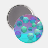 Aimant Ocean Dreams - Aqua et Violet Ocean Imaginaire (Recto/Verso)