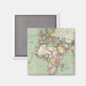 Aimant Océan Indien, Océan Atlantique (Recto/Verso)