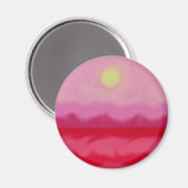 Aimant Océan rouge (Recto/Verso)