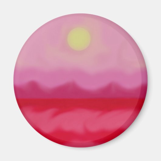 Aimant Océan rouge (Devant)