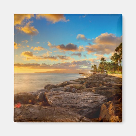 Aimant Ocean Sunset | O'Ahu (Devant)