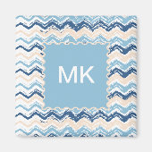 Aimant Ocean Waves Chevron (Devant)