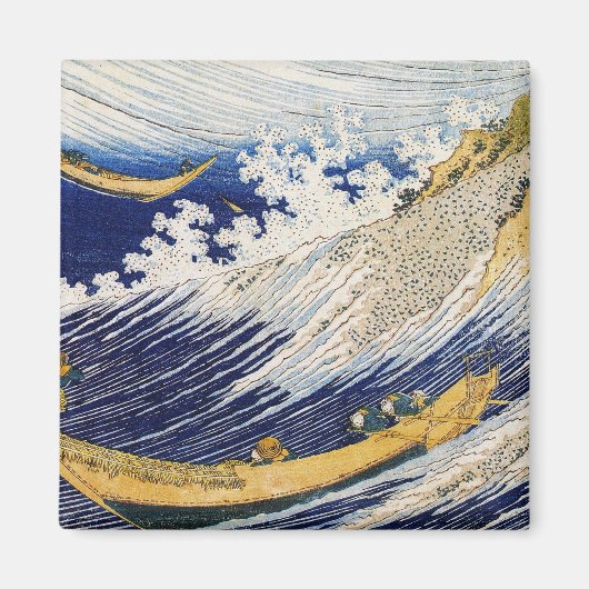 Aimant Ocean Waves Katsushika Hokusai chef-d'oeuvre (Devant)