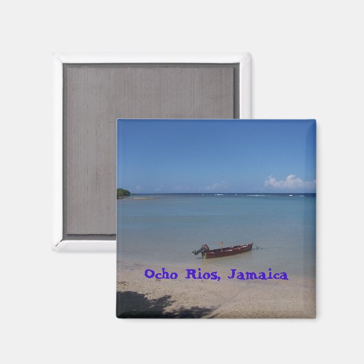 Aimant Ocho Rios, Jamaïque (Recto/Verso)