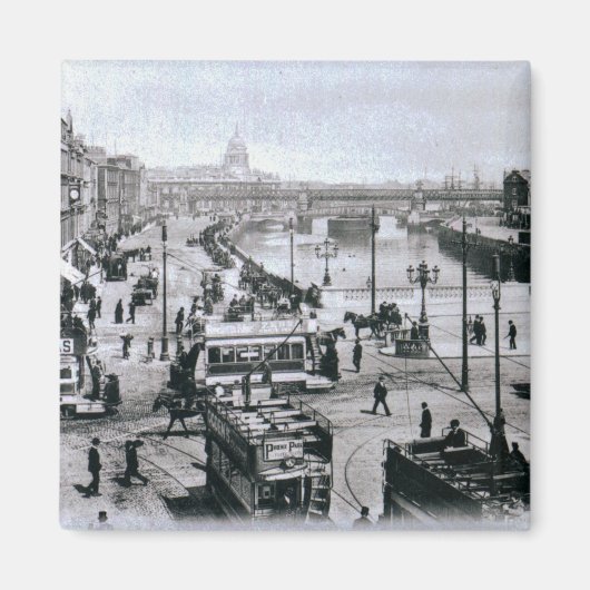 Aimant O'Connell Bridge et la rivière Liffey, Dublin (Devant)