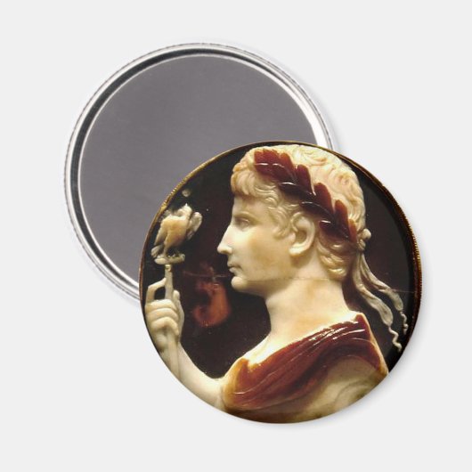 Aimant Octavian Augustus Roman Empereur Cameo Lothar Cros (Recto/Verso)