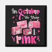 Aimant October We Wear Nk Breast Cancer Awareness Stal Wo (Devant)