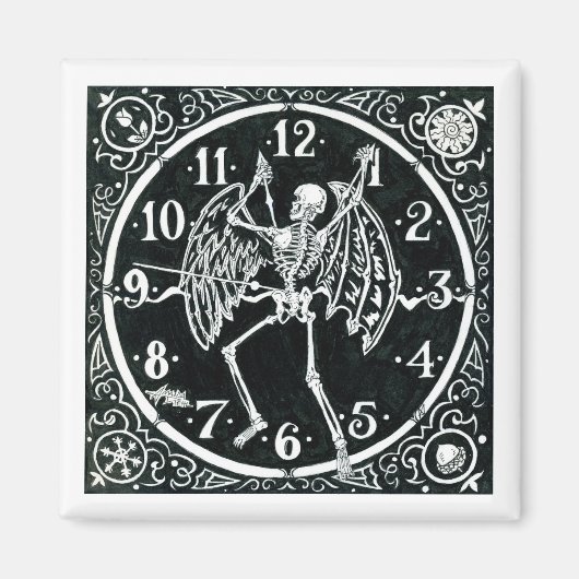 Aimant Octobre 2018 Jour 14 - Horloge Morale (Devant)