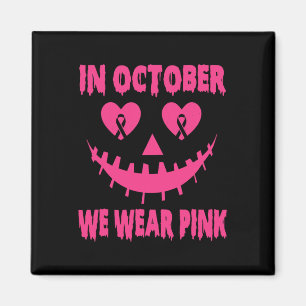 Aimant Octobre Nous Portons Le Cancer Du Sein Rose Hallow