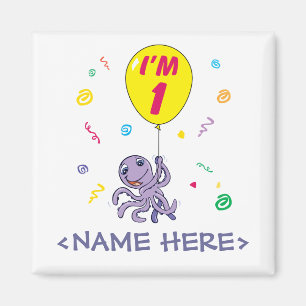 Aimant Octopus 1er anniversaire