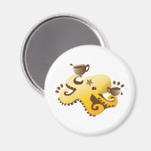 Aimant Octopus Barista (Recto/Verso)
