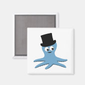 Aimant Octopus bleu (Recto/Verso)