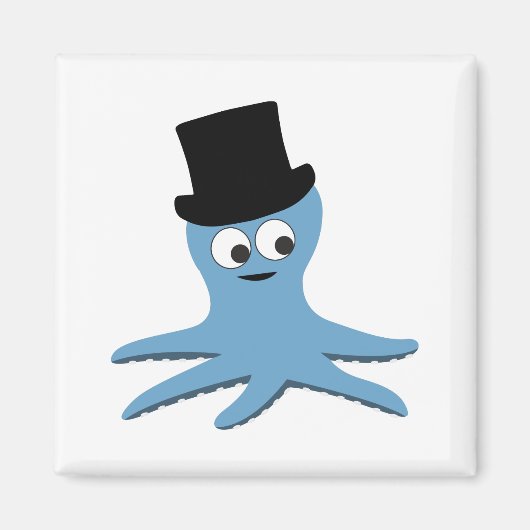 Aimant Octopus bleu (Devant)