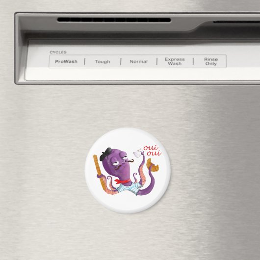 Aimant Octopus français (In Situ (Lave-vaisselle))