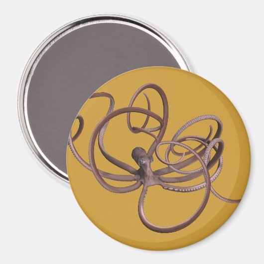 Aimant Octopus géant (Recto/Verso)