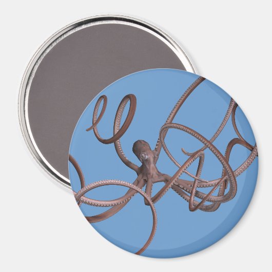 Aimant Octopus géant (Recto/Verso)