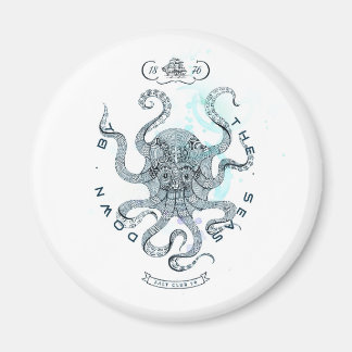 Aimant Octopus - Salt Club 76 - Descente en bord de mer