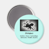 Aimant Octopus Totem Esprit animal Signification (Recto/Verso)