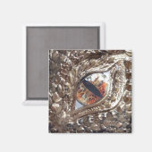 Aimant oculaire de dragon d'or (Recto/Verso)
