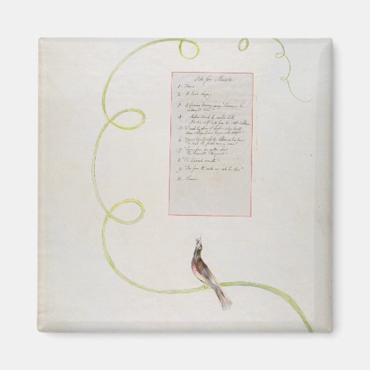 Aimant 'Ode for Music' design 94 de 'The Poems of Thoma (Devant)
